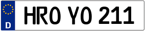 Truck License Plate